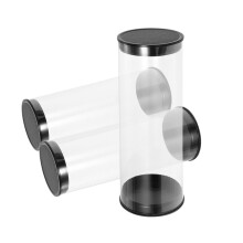 3 Custodia Portatile Transparente Per Palline Golf