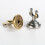 Mini Supporti In Acciaio A Forma U, 2 Pezzi, Oro + 6
