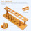 Wood Test Tube Rack Laboratory Stand Organizer 10