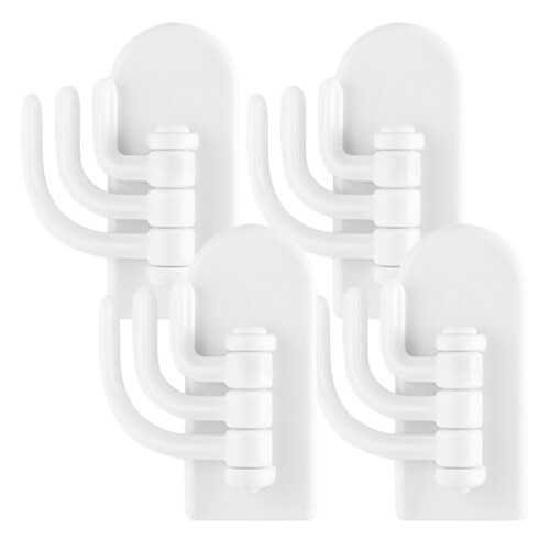 4 Plastic Over Haakjes Multifunctionele Keuken Hanghouders 2
