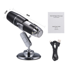 Tragbares WiFi-Elektronenmikroskop 1000x HD Lupe, Schwarz, 150*100*50mm