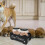 Conjunto Suporte Para De Petiscos De Cachorro De Madeira 3