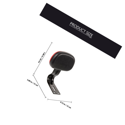 Convenient Backrest Almofada Traseiro Assento Substituto 1