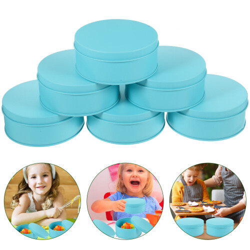 6 Pezzi Scatole Rotonde In Per Biscotti E Dolci 1