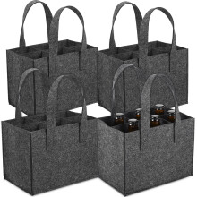 4 Pezzi Borse In Per 6 Bottiglie Vino Viaggio Picnic