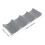 2Pcs Dark Grey PP Wave Shape Wine Rack Organizer for Bottle Storage 2