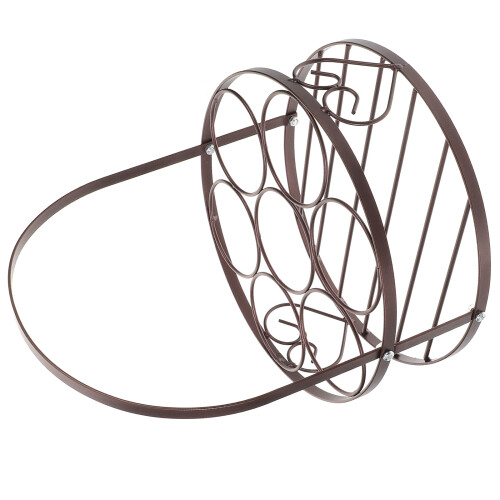 Cesta Para Portátil Metal Com Para 6 Garrafas 2