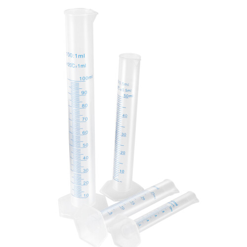 4Pcs Plástico 10Ml / 25Ml / 50Ml / 100Ml