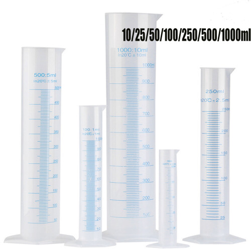 4Pcs Plástico 10Ml / 25Ml / 50Ml / 100Ml 2