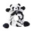 Faixa De Panda Pelúcia, Elástico, Prendedor De 3