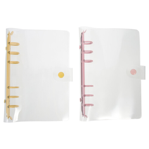 2Pcs Capa Para Caderno De Argolas, Scrapbook , Refilável