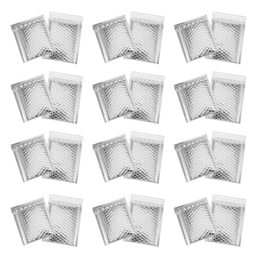 100 Unidades Envelopes De Bolhas Acolchoados Com Adesivo