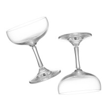 Två Cocktailmuggar Med Barhållare För Vin Enkel Användning