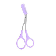 Eyebrow Scissor 2In1 Professional For Women Men With Comb Cutter Hair Removal Ergonomic Trimming Makeup Tool
