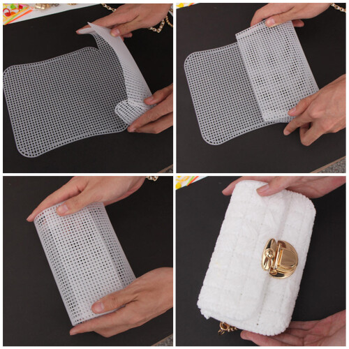 Conjunto De Placas Para Fabricação De Bolsas De Crochê E Tecelagem 2