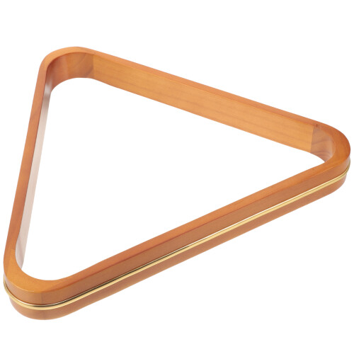 Wood Triangle Billiard Rack For Pool Table Balls 2
