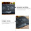 1Pc Portable Copper Laptop Cooler Stand Black Foldable Rack 11