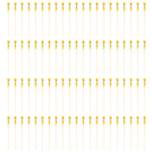 100 Pcs Grillpinnar Fruktsticks