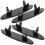 4Pcs Acrylic Pen Holder Stand Black Creative Multi-Purpose Rack 8