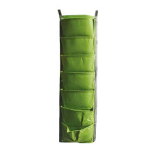 Hanging Wall Planter Vertical Garden With Multiple Pockets Reusable Felt Planting Bags For Flowers Herbs Vegetables Easy Space Saving Indoor Outdoor G