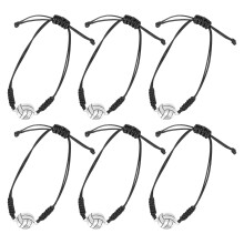 6 Unidades Pulseiras Trançadas Para Adolescentes