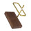 Draagbare Koffiefilterhouder Van Hout En Messing 5