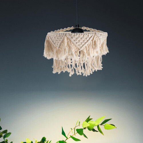 Lampshade Beige 1pack 13.76x9.82in 2