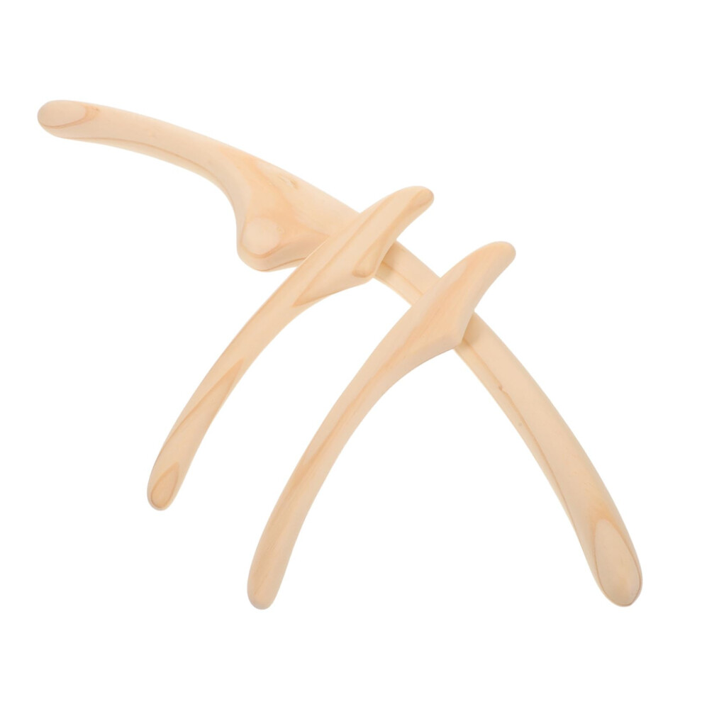 Gua Sha Stick Wooden Massage Tool Set 3Pcs For Body And Face Manual Acupoint Massager Natural Wood Meridian Therapy