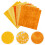 10Pcs Cotton Quilting Fabric Patchwork Cloth for DIY Crafts in Yellow 3