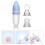 Colher De Silicone Para Bebê Com E Garrafa De 4