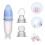 Colher De Silicone Para Bebê Com E Garrafa De 6