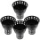4Pcs Base Para Arranjo De Flores Plástico 11