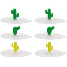 6 Unidades Tampa Redonda Silicone Vedação