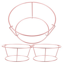 3Pcs Grelha Redonda Para Bolo Antiaderente Pão