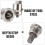 10 Unidades PH2 Hex Brocas Drywall Com Parada Profundidade 2