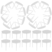300 Unidades Suporte Descartável Para Pizza