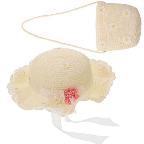 2Pcs Chapéu Para Com Margaridas, De Ondulado
