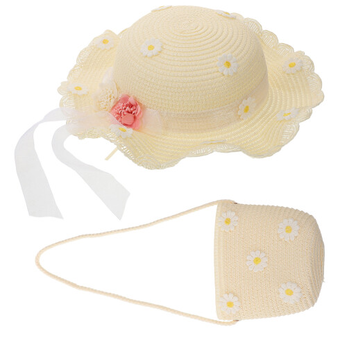 2Pcs Chapéu Para Com Margaridas, De Ondulado 2