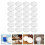 200 Pcs Engångs Kopparlock Bar Anti-Stoft Lock För Pappersdricksglas 6