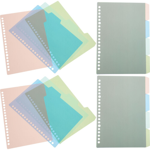 32Pcs Divisórias Para Caderno Com Para Escritório E Doméstico