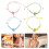 4 Unidades Pulseiras De Cordão Com 7