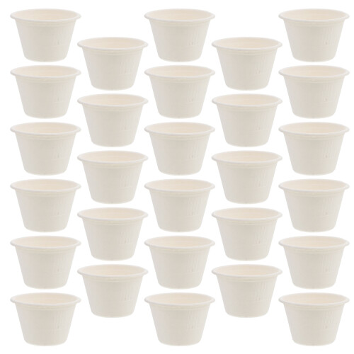 50Pcs Engångs Glasskopar Dessertkoppar Massakoppar Yogurtförpackningar