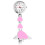 Relógio Pendurado Para E , Decorativo (Rosa) 1