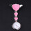 Relógio Pendurado Para E , Decorativo (Rosa) 4