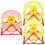 3Pcs Roda Giratória Plástico Para Hamster, Cores Sortidas 6