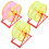 3Pcs Roda Giratória Plástico Para Hamster, Cores Sortidas 9