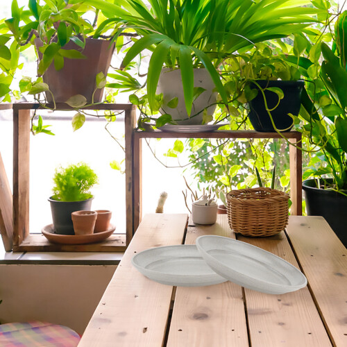 2 Delar Blomlåda För Försedda Växter Fat 2