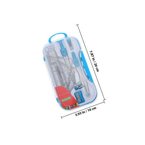 Conjunto De Ferramentas De Desenho Escolar Kit Matemática 1