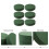 6Pcs Blomsterarrangemang Med Stark Vattenabsorption 9