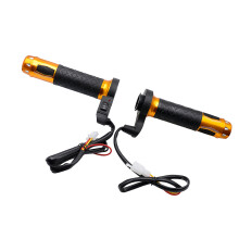 1Paar Elektrische Motorfietsgrepen Goud Aluminium Warmhouders Winter